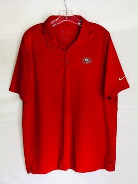 San Francisco 49ers Nike NFL Team Apparel Men's Size XL Polo Shirt